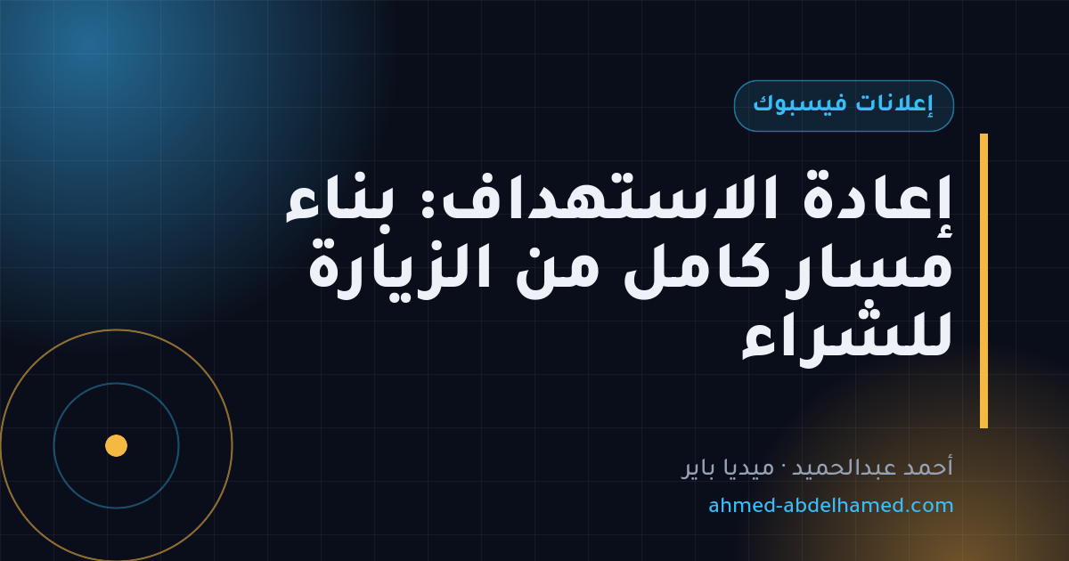 إعادة الاستهداف: بناء مسار كامل من الزيارة للشراء
